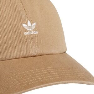Adidas Originals Women's Tan / Brown Relaxed Mini Logo Adjustable Hat Cap NWT
